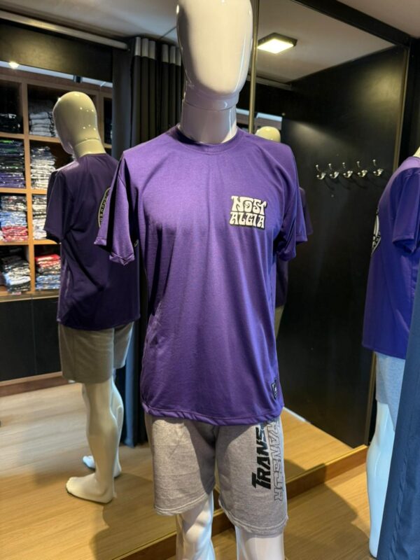 Camiseta Nostalgia, Roxo